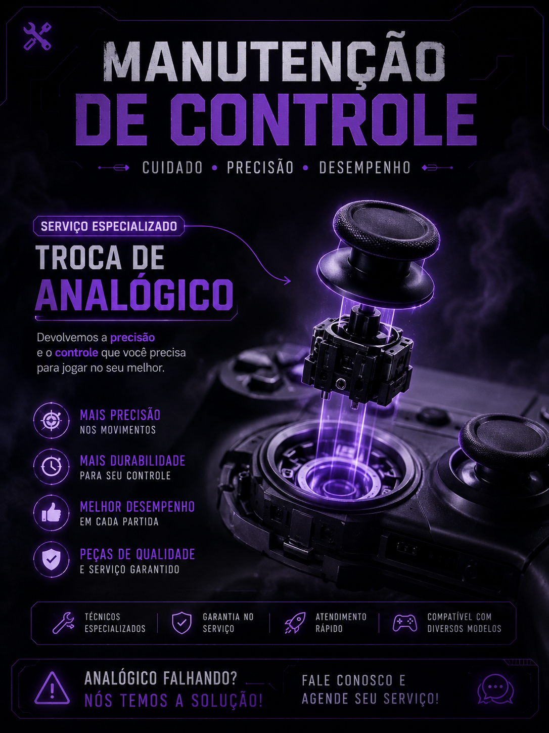 Troca de analógico